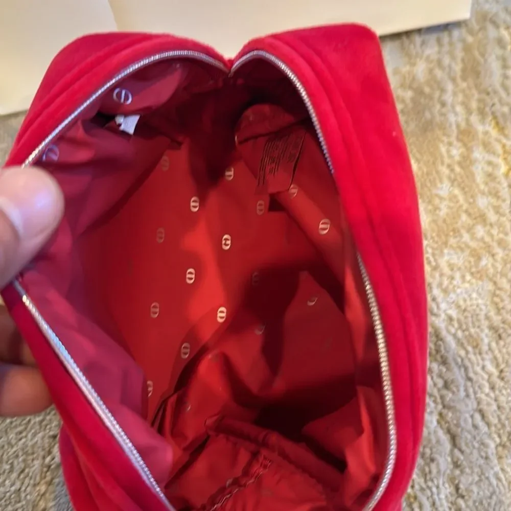 DIOR Bag Pouch Trousse Red NEW Limited Edition with box (box shows wear )